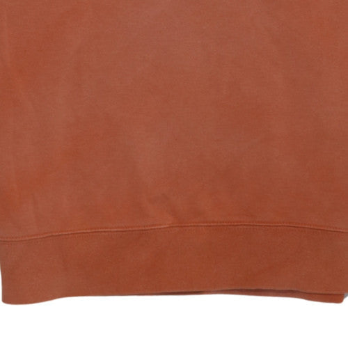 Nike Men's Brown Crew Neck Cotton Sweatshirt Size S