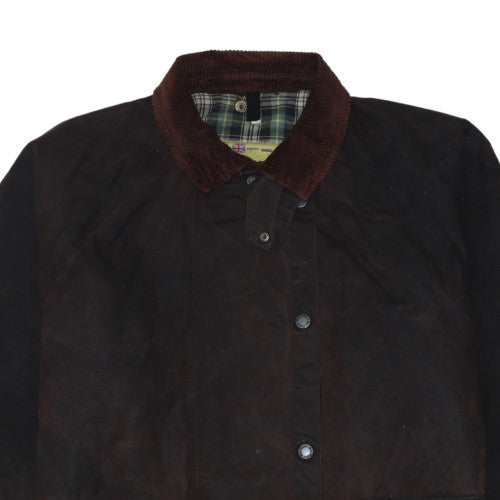 Ben Nevis Men’s Brown Waxed Outdoor Jacket L Regular Fit