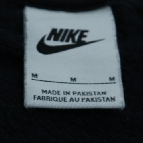 Nike Women’s Black M Pullover Sweatshirt Crew Neck Logo Cotton Blend