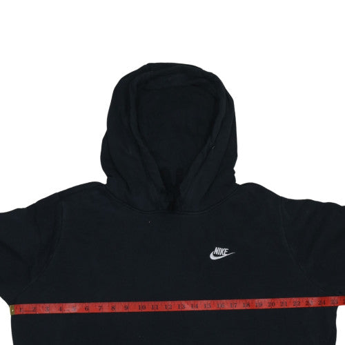 Nike Womens Black XL Pullover Hoodie Sweatshirt Cotton Blend
