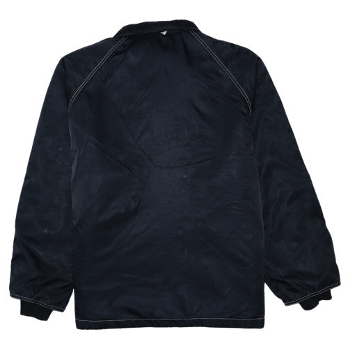 John Meredith Men's Black XL Bomber Jacket Embroidered College Style