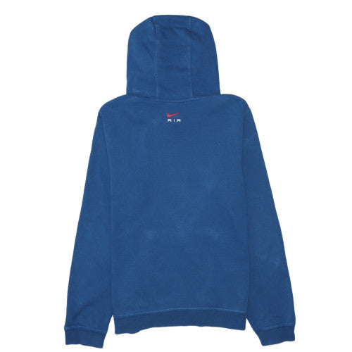Nike Boys Blue Pullover Hoodie XL 158-170cm Graphic Logo Hooded Sweatshirt