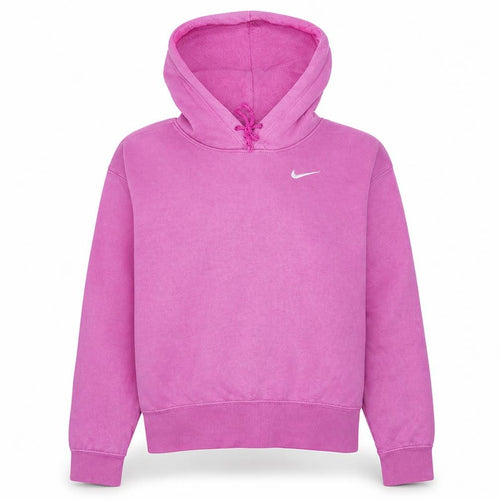 Nike Womens Pink Pullover Hoodie XS Cotton Blend Casual Sweatshirt