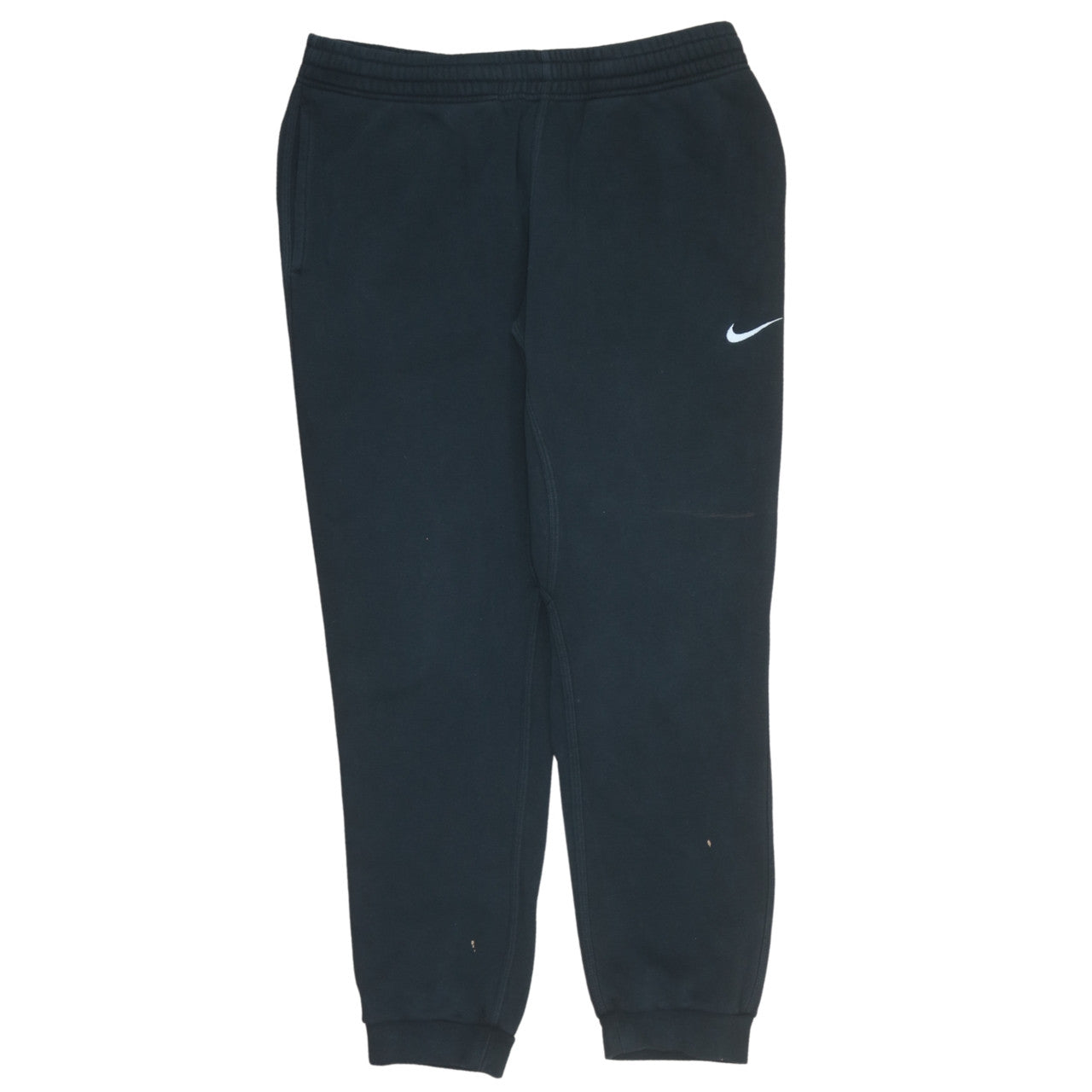 Nike Men's Black Fleece Jogger Trousers L Regular Fit