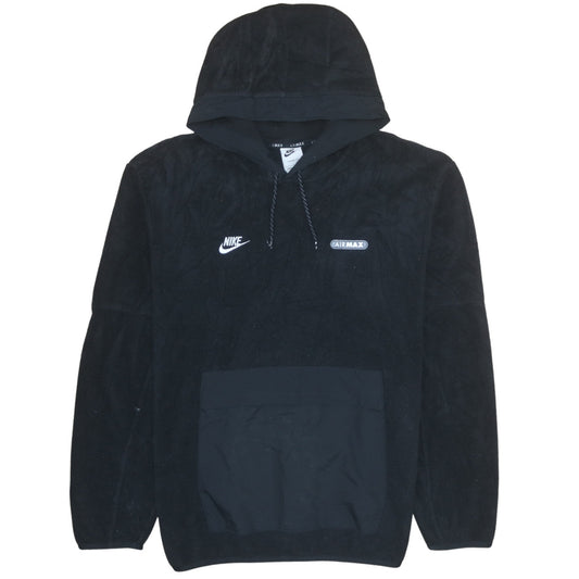 Nike Air Max Men's Black Pullover Therma-Fit Hoodie L