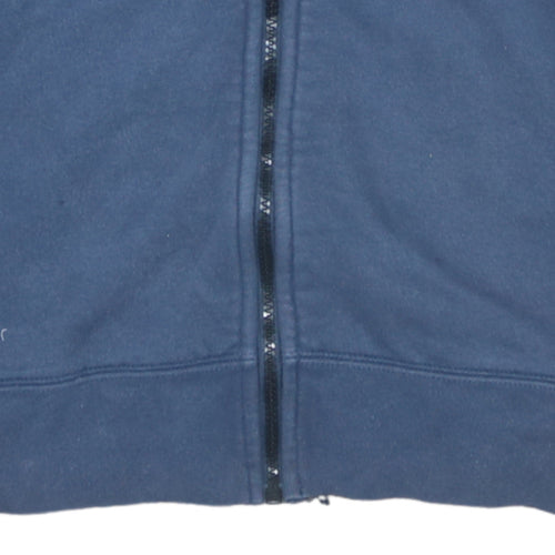 Nike Air Men's Blue Full Zip Hoodie Size M Fleece Sportswear