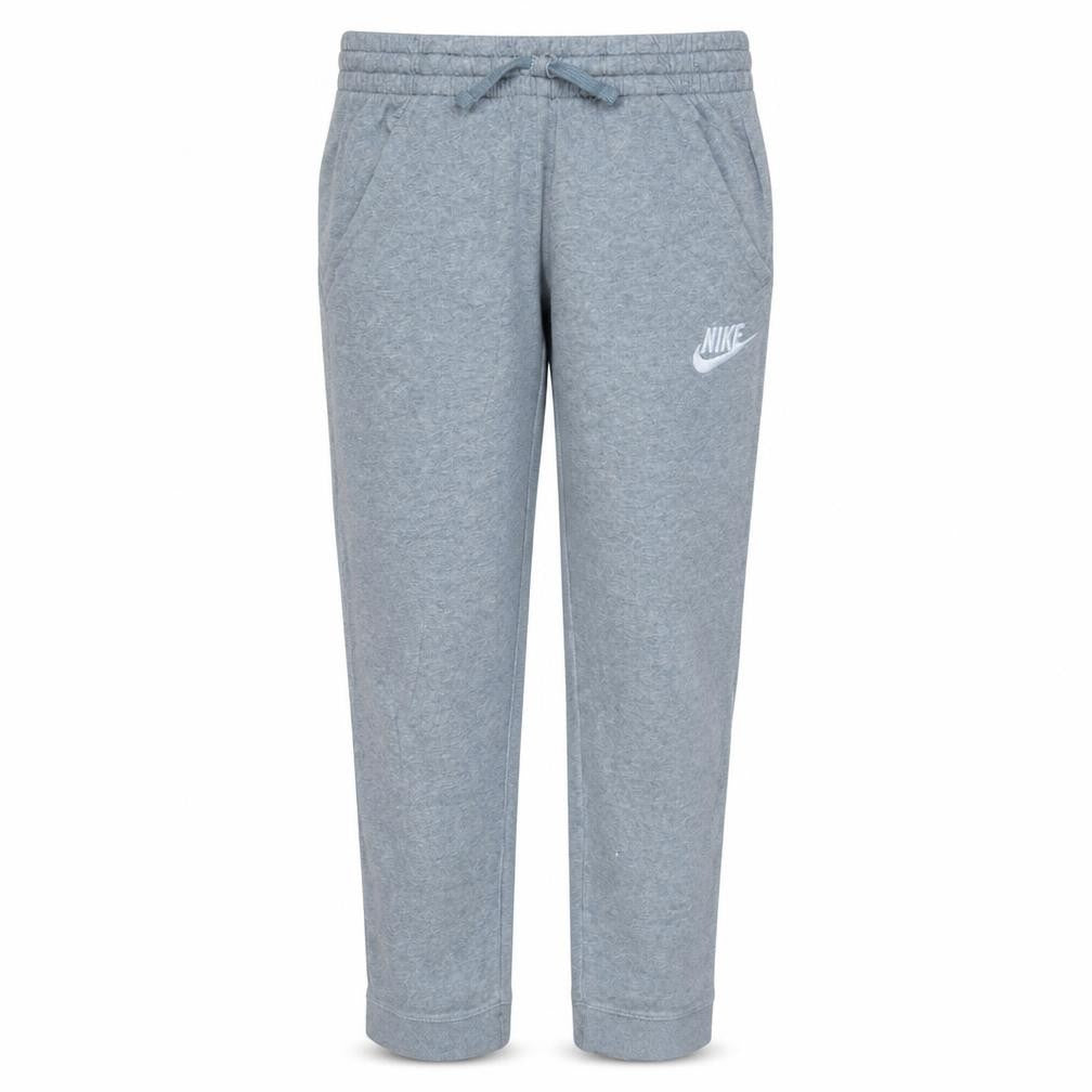 Nike Boys Grey Jogger Sweatpants L Size Elastic Waist Cotton Blend