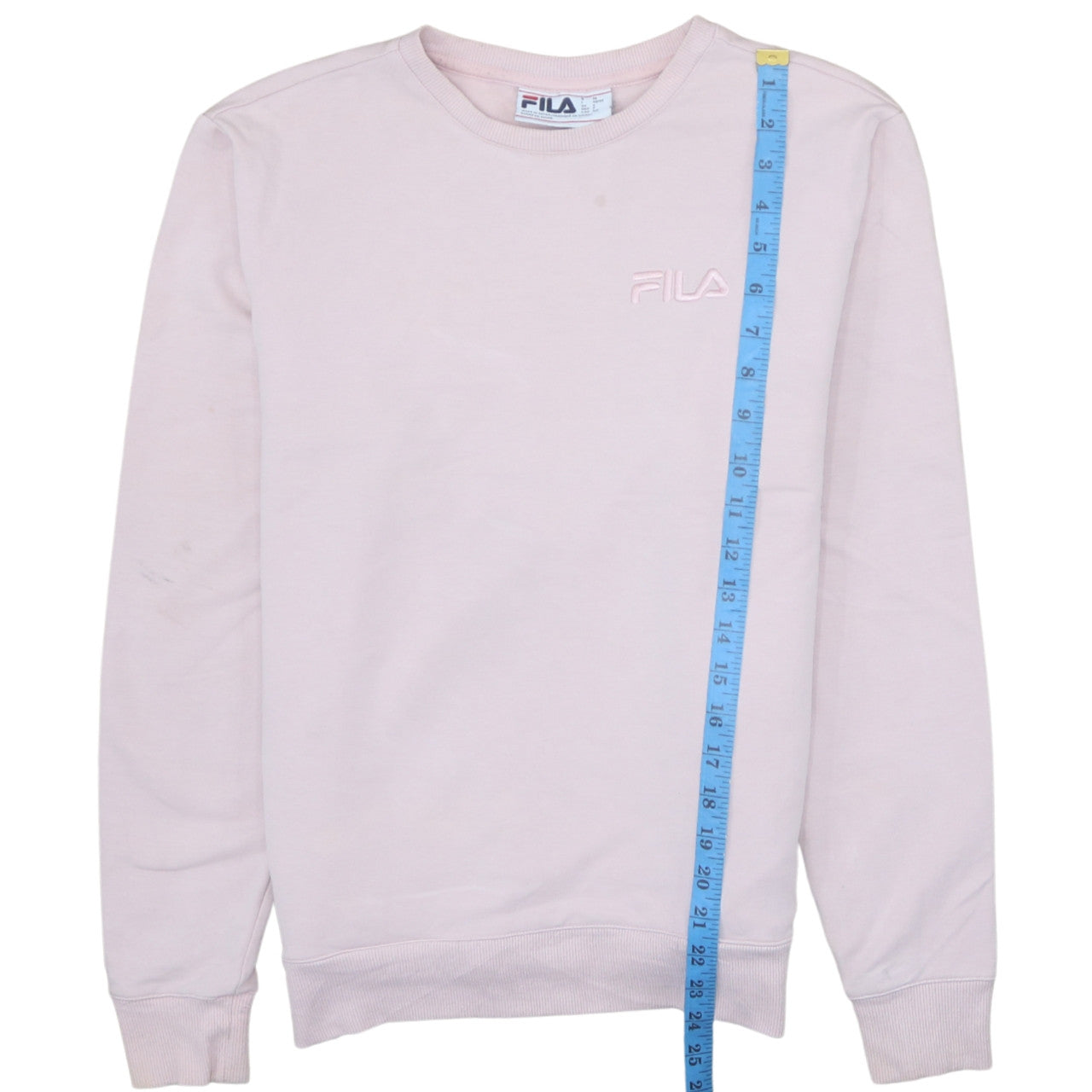 FILA Mens Pink Crew Neck Long Sleeve Pullover Sweatshirt Size S