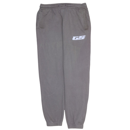 Gymshark Men's Grey Cotton Joggers L Regular Fit