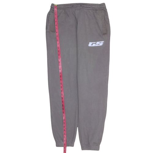 Gymshark Men's Grey Cotton Joggers L Regular Fit