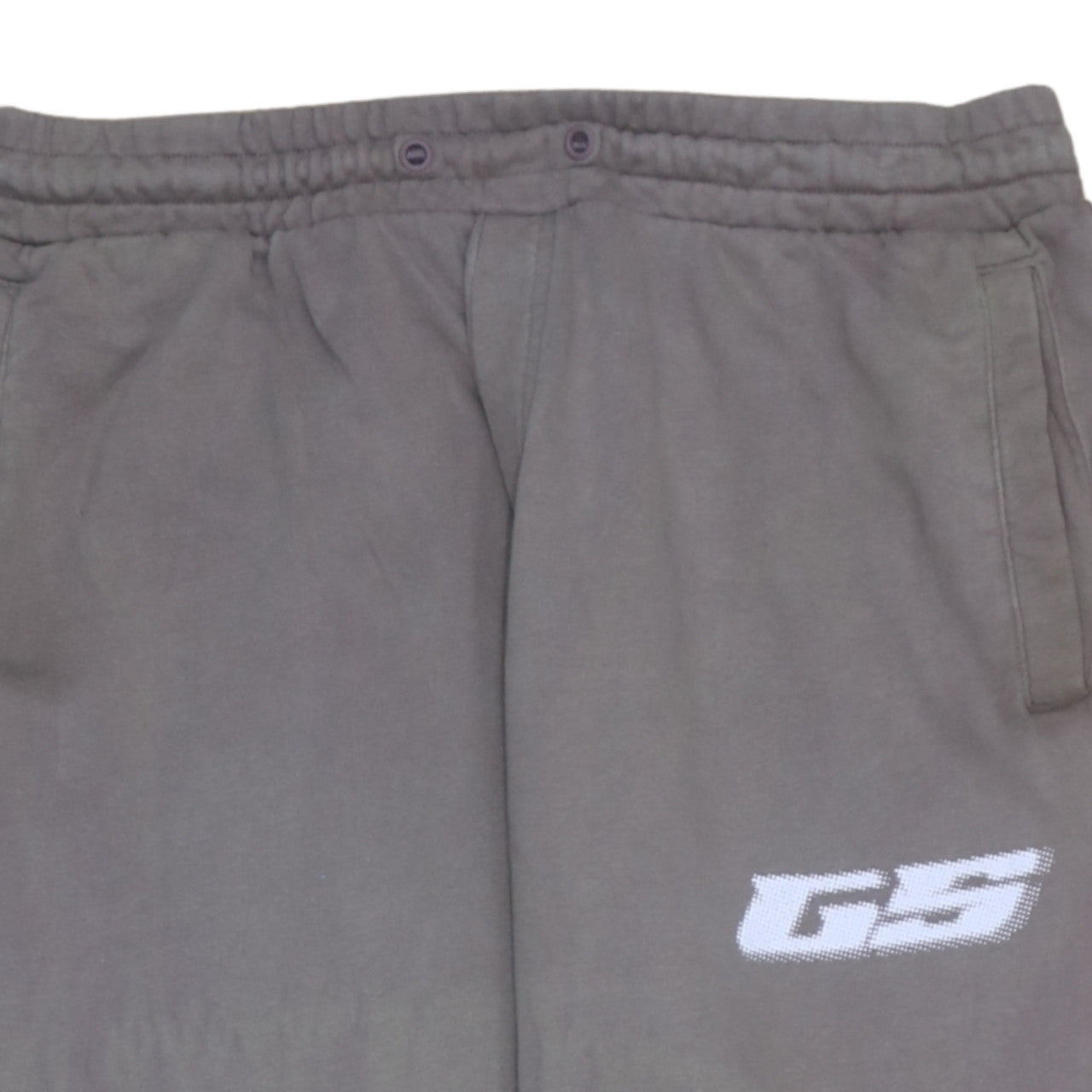 Gymshark Men's Grey Cotton Joggers L Regular Fit