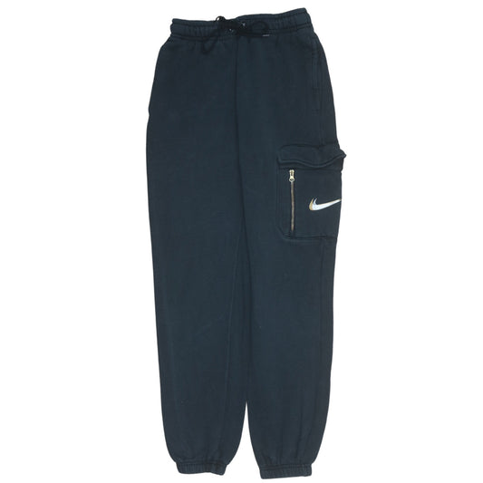 Nike Men's Black XS Loose Fit Fleece Cargo Joggers