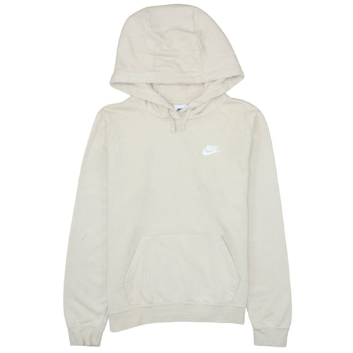 Nike Women’s Beige Pullover Hoodie Medium Cotton Blend Casual