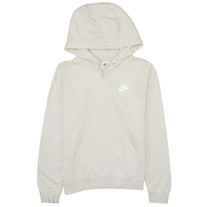Nike Women’s Beige Pullover Hoodie Medium Cotton Blend Casual