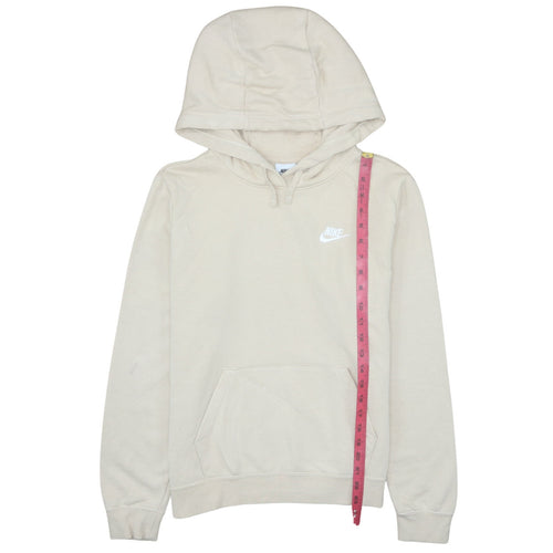 Nike Women’s Beige Pullover Hoodie Medium Cotton Blend Casual