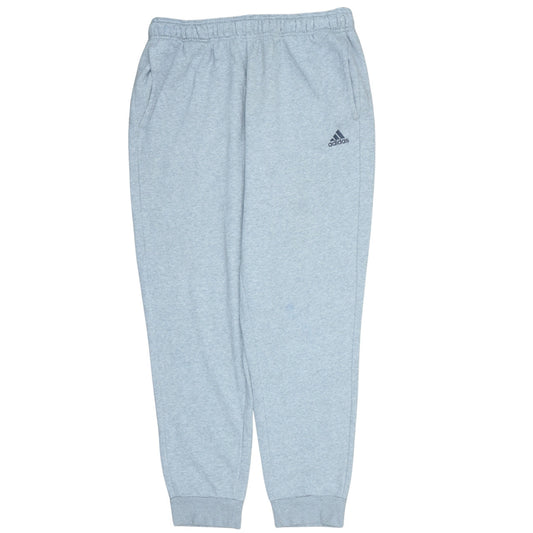 Adidas Mens Grey 2XL Sweatpants Joggers Elastic Waist Tapered Fit