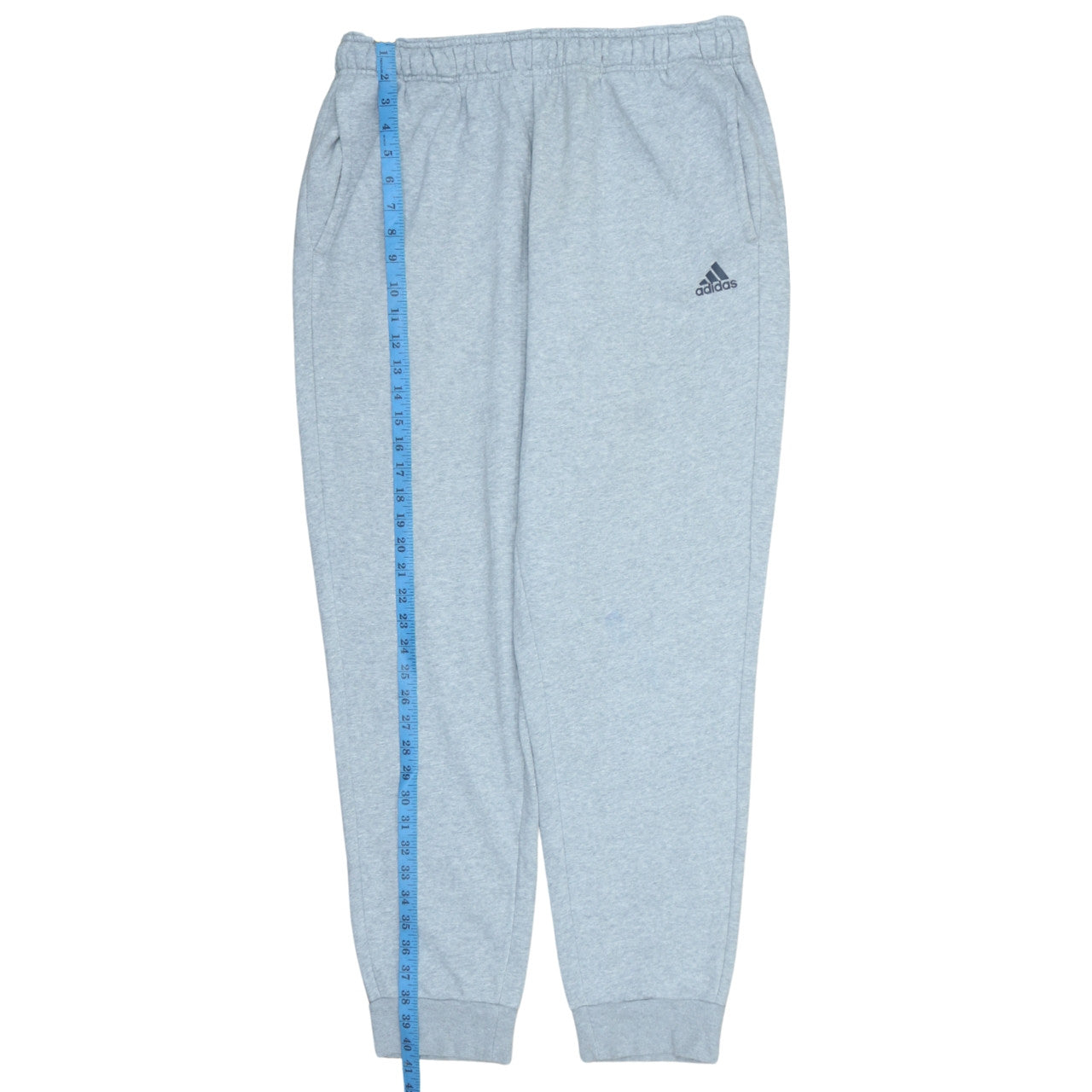 Adidas Mens Grey 2XL Sweatpants Joggers Elastic Waist Tapered Fit