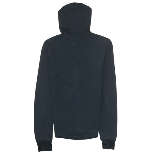 Adidas Men's Black XS Full Zip Hoodie with Logo Detail