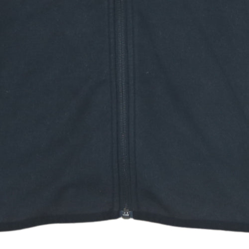 Adidas Men's Black XS Full Zip Hoodie with Logo Detail