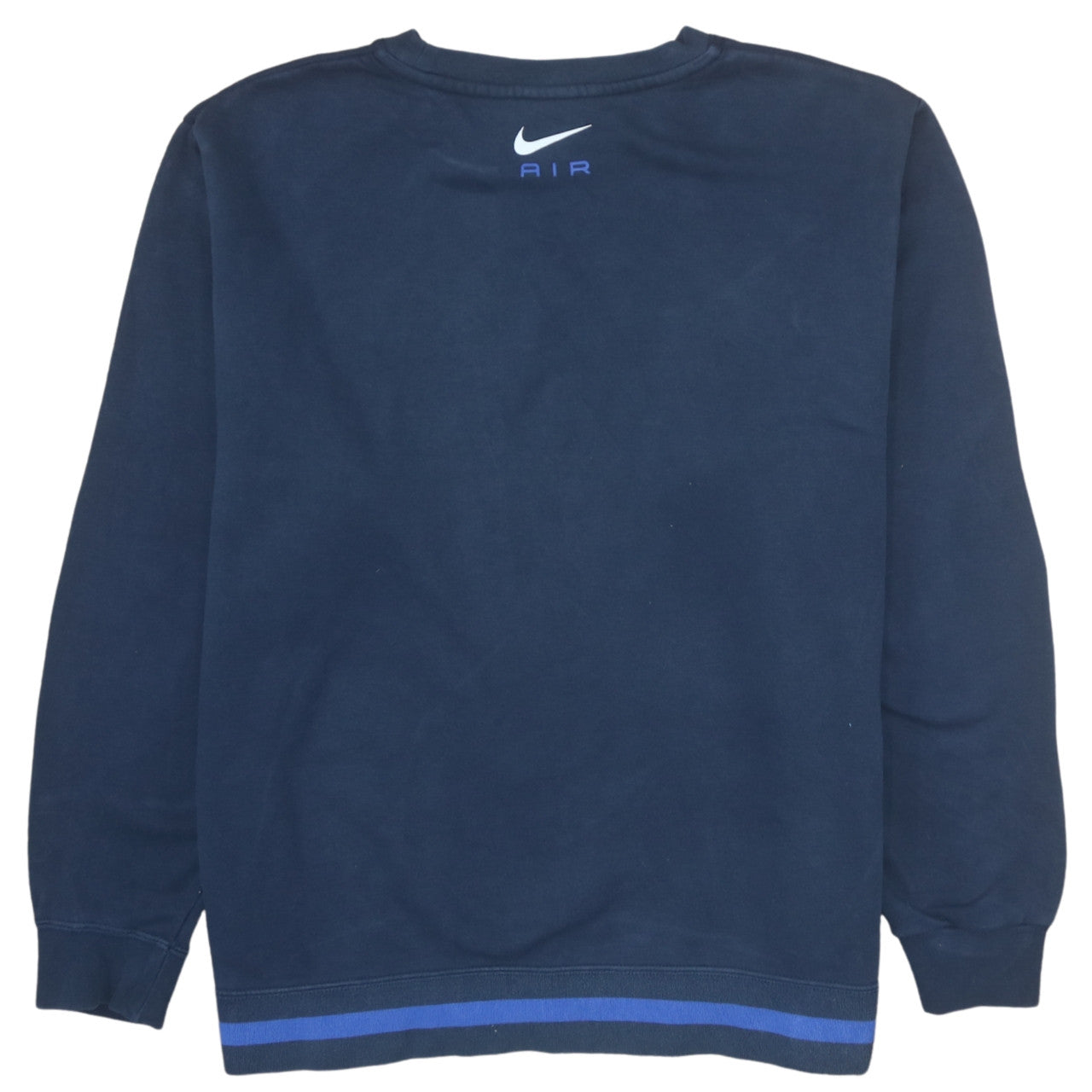 Nike Men’s Blue AIR Logo Pullover Fleece Sweatshirt L