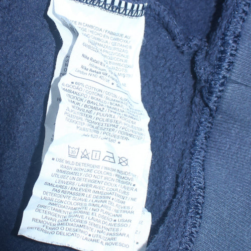 Nike Men’s Blue AIR Logo Pullover Fleece Sweatshirt L