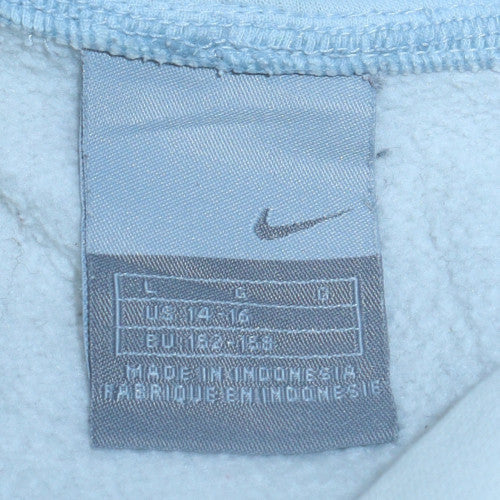 Nike Boys White Hoodie 14-16 Years Pullover Logo Sweatshirt