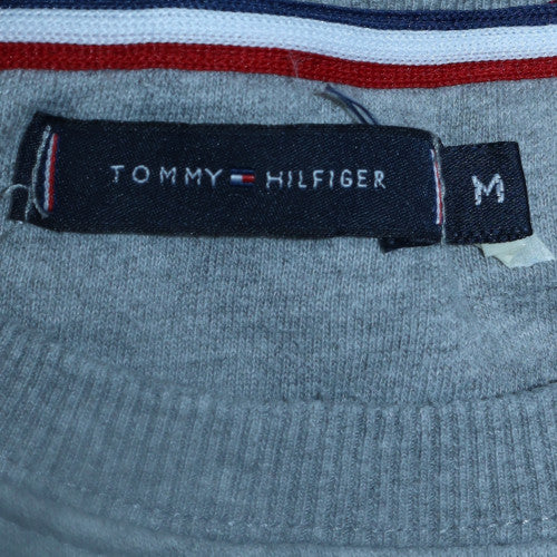 Tommy Hilfiger Men's Grey Medium Crew Neck Pullover Sweatshirt