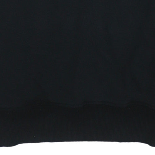 Alpha Industries Men's Black NASA Logo Crew Neck Sweatshirt M