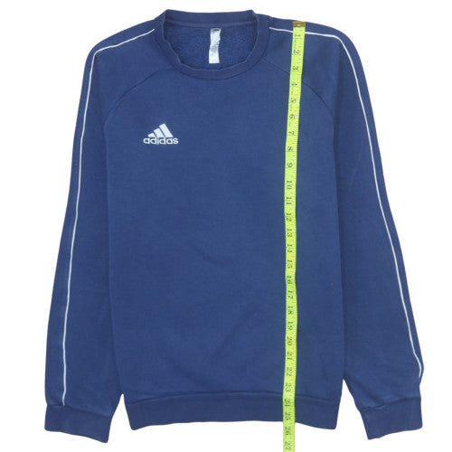 Adidas Men's Blue Crew Neck Pullover Sweatshirt Size S