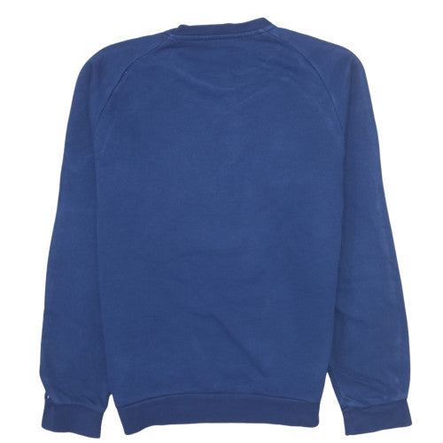 Adidas Men's Blue Crew Neck Pullover Sweatshirt Size S
