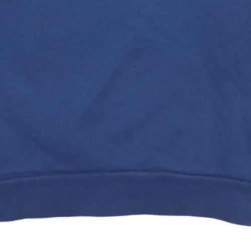 Adidas Men's Blue Crew Neck Pullover Sweatshirt Size S