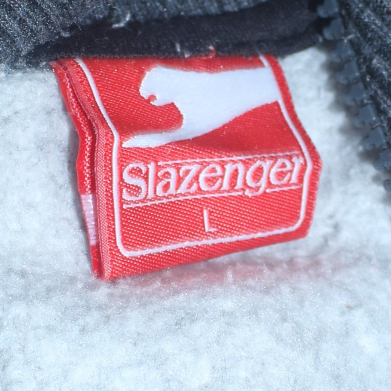 Slazenger Men’s Grey 1/4 Zip Pullover Sweatshirt L