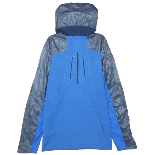 Jordan Men's Blue 1/4 Zip Athletic Dri-FIT Hoodie Size L