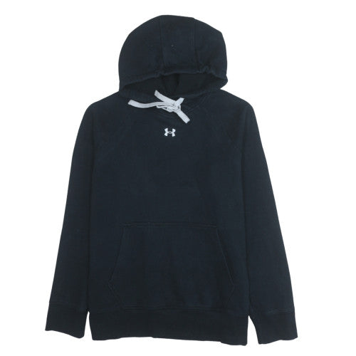 Under Armour Men's Black Pullover Hoodie L Relaxed Fit Fleece
