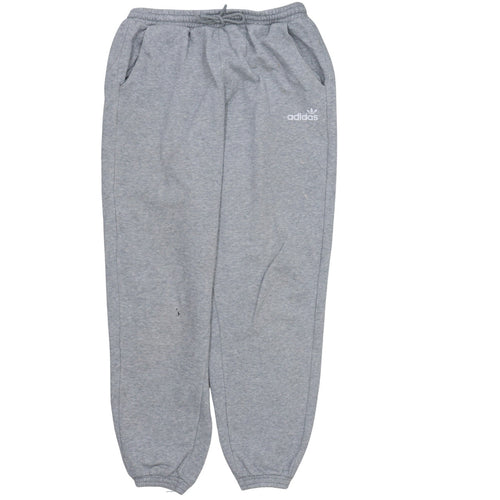 Adidas Womens Grey Sweatpants Size 12 Jogger Style Drawstring Waist