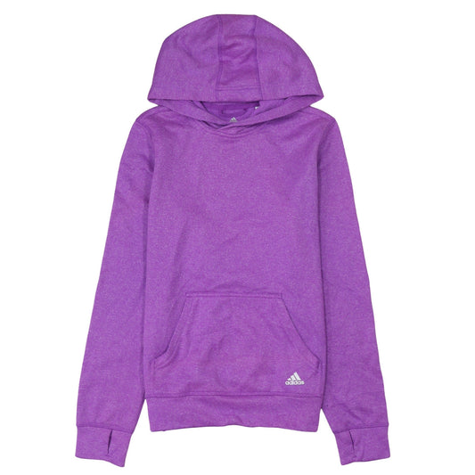 Adidas Womens Purple Climalite Pullover Hoodie Size S 8-10