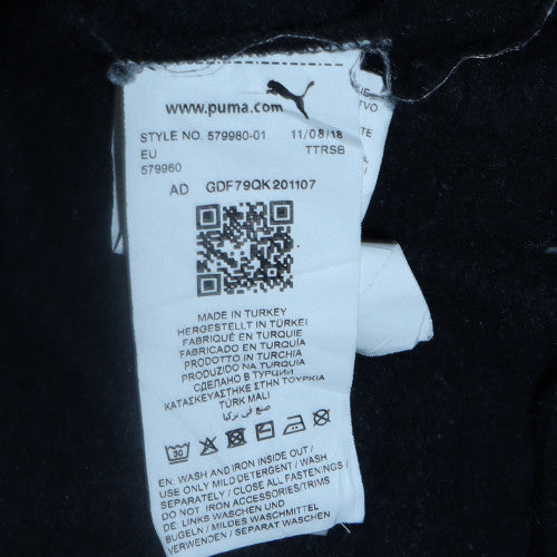 Puma Men's Black Crew Neck Logo Sweatshirt Size M