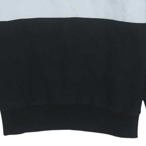 Puma Men's Black Crew Neck Logo Sweatshirt Size M