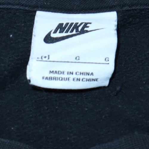 Nike Women Black Crew Neck Pullover Sweatshirt Size L