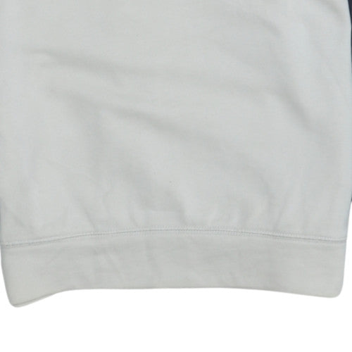 Adidas Mens Beige Crew Neck Pullover Sweatshirt XS Classic Logo