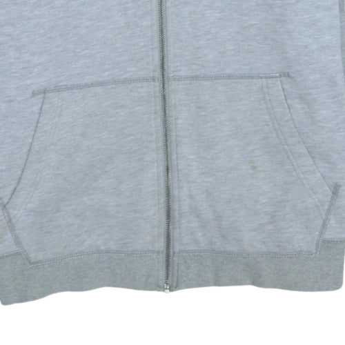 Converse Men's Grey Full Zip Hoodie XL Logo Sportswear