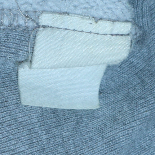 GAP Men's Grey Pullover Hoodie M Logo College Style