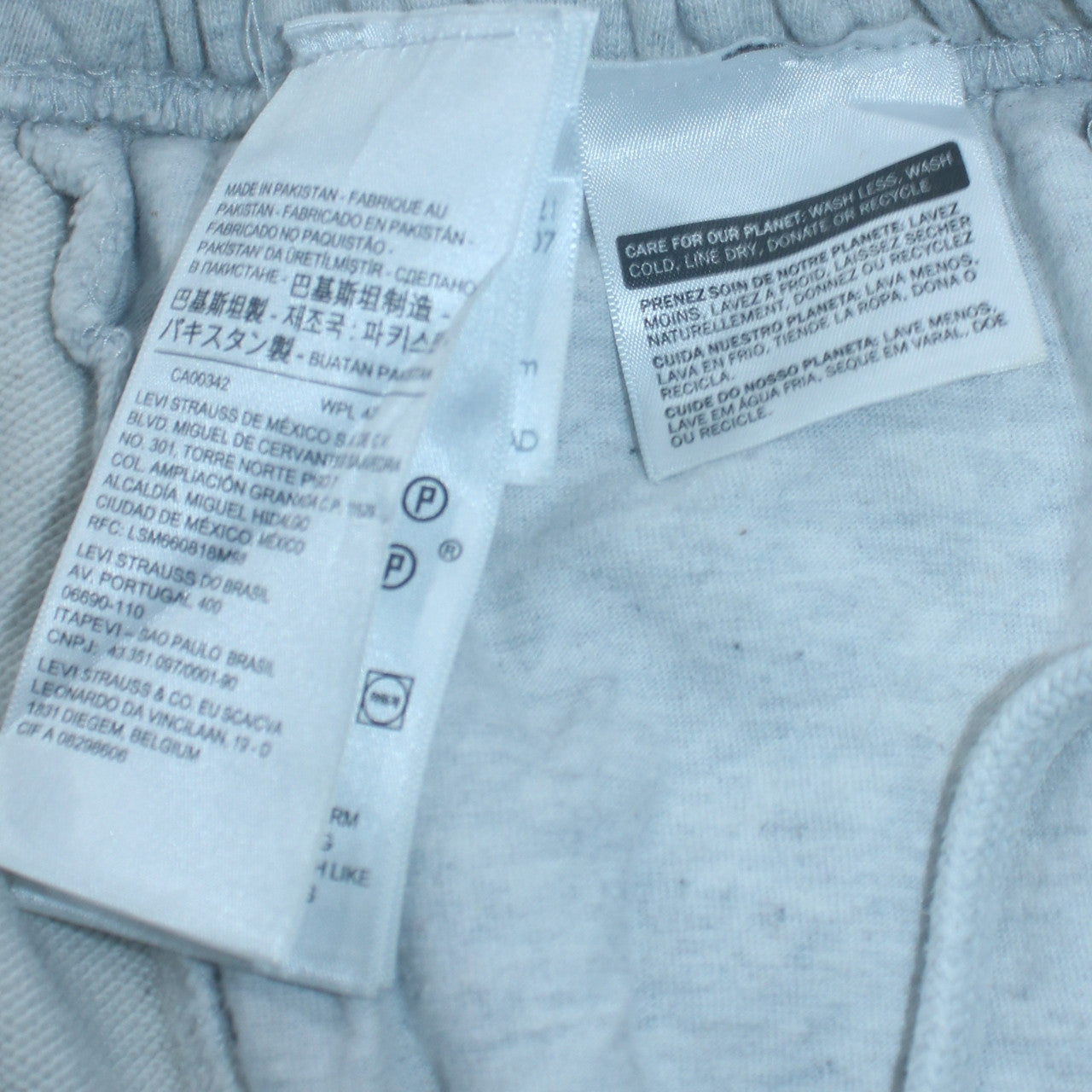 Levi's Men's Grey Jogger Sweatpants Size M Elastic Waist