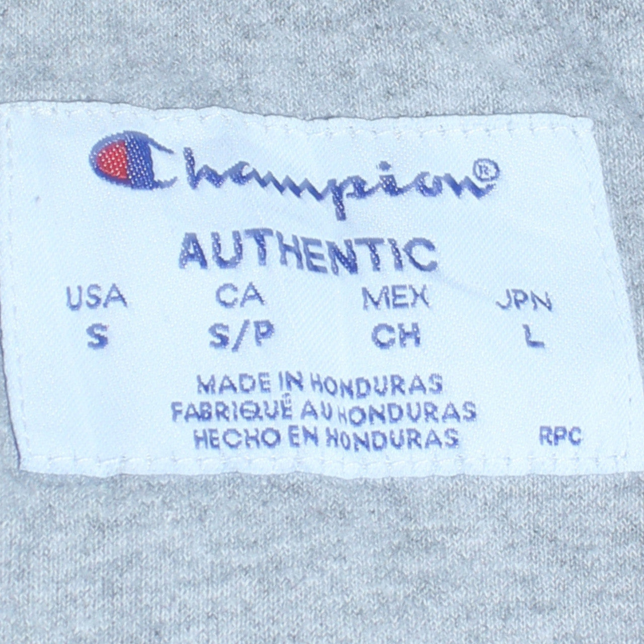 Champion Men's Black Small Crew Neck Pullover Sweatshirt