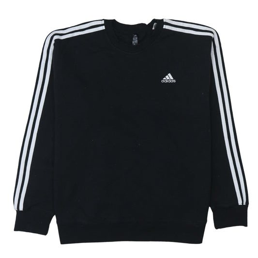 Adidas Women Black M Sweatshirt Crew Neck Long Sleeve Pullover