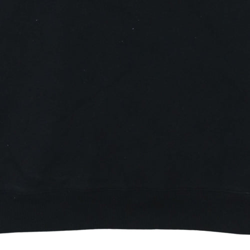 Adidas Women Black M Sweatshirt Crew Neck Long Sleeve Pullover