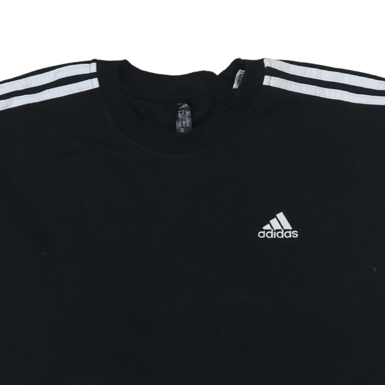 Adidas Women Black M Sweatshirt Crew Neck Long Sleeve Pullover