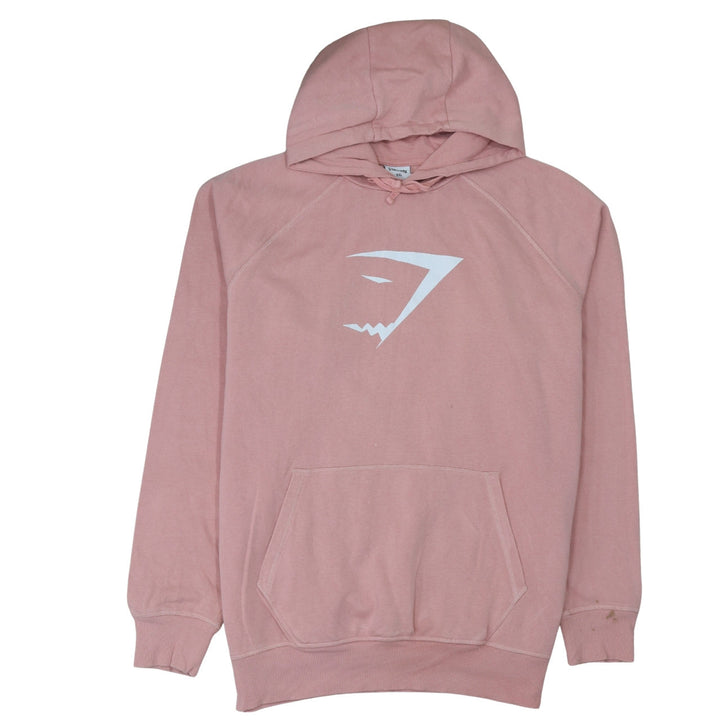 Gymshark Womens Pink Pullover Hoodie XXL Cotton Blend Casual