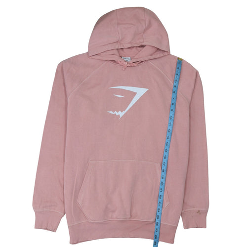 Gymshark Womens Pink Pullover Hoodie XXL Cotton Blend Casual