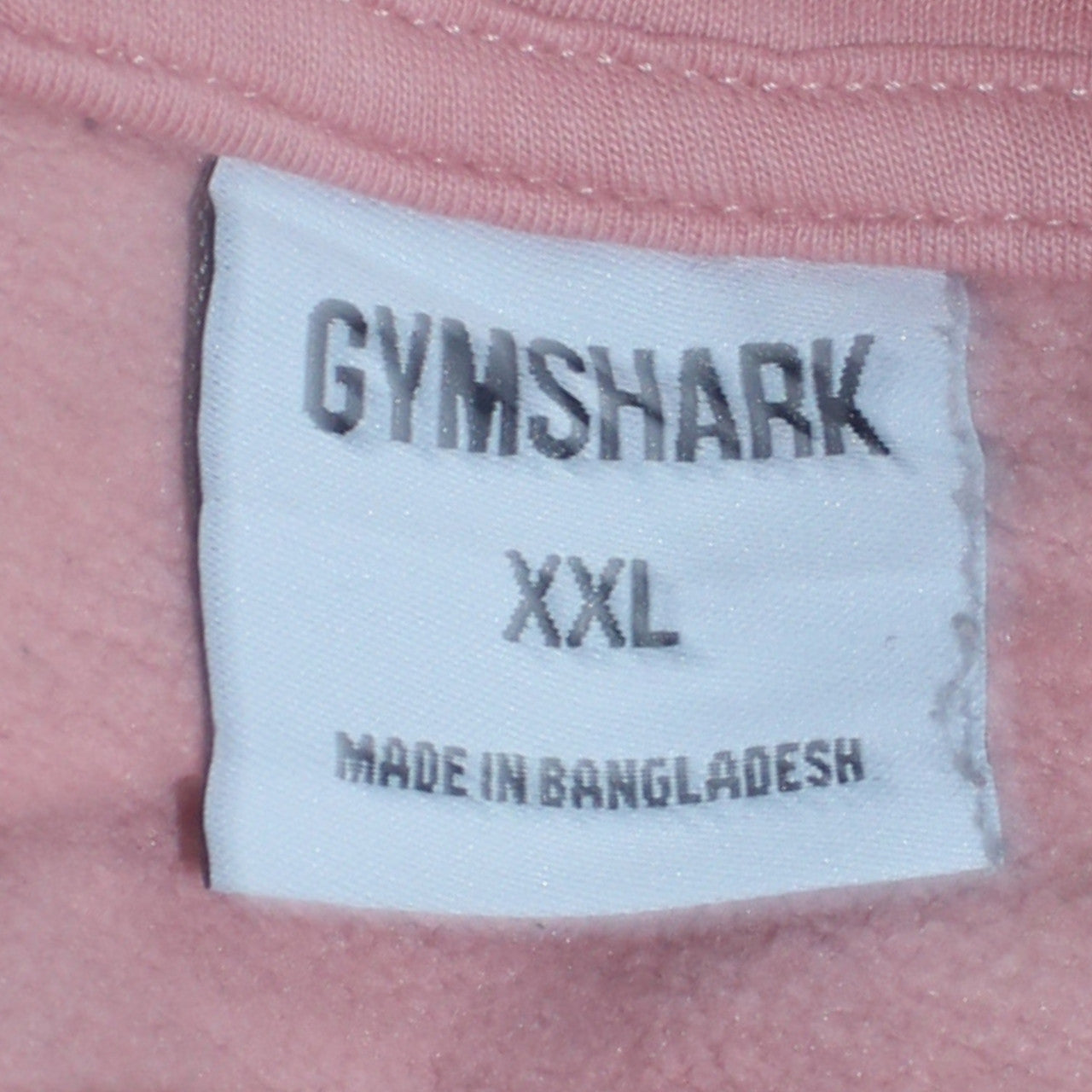 Gymshark Womens Pink Pullover Hoodie XXL Cotton Blend Casual